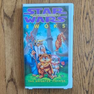 Star Wars Animated Classics Ewoks The Haunted Village VHS Tape 80s Animated Film